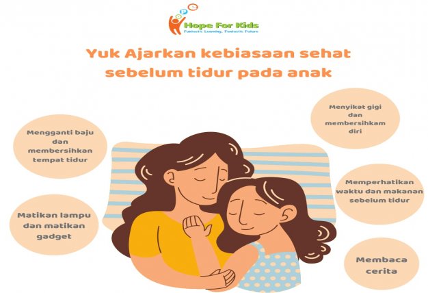 Yuk ajarkan kebiasaan sehat sebelum tidur pada anak